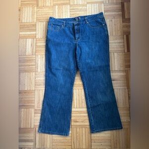 Chico's Blue Flare & Wide Leg Jeans Size 3.5 Short Women’s